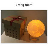 USB Charging LED Energy-saving Night Light with Wooden Holder Base, Touch 2-color(8cm), Touch 7-color(8cm)