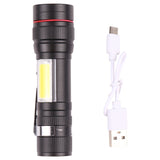 T6 LED Pocket Flashlight Zoomable 3 Modes with Hook Clip, 11