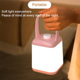 LED Smart Bedside Night Light Portable Lantern with Wireless Charging Function