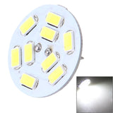 G4 4W 200LM 9 LED SMD 5730 Round Decorative Light for Indoor / Outdoor Decoration, DC 12V, Back Pins, LED1512WL, LED1512WW