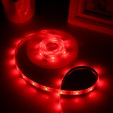 USB 5050 SMD LED Red Light Waterproof Epoxy Rope Light, 30 LED/m, DC 5V, Length: 2m, 30 LED/m, Red Light