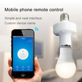 Sonoff Slampher RF eWelink Phone APP WiFi 2.4GHz E27 Smart Light Lamp Bulb Holder with Alexa Echo Voice Control & Google Home for Smart Home, AC 90-250V