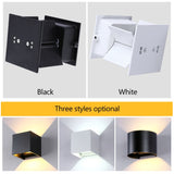 IP65 Waterproof Cubic Shape Outdoor and Indoor Decorative Light for Living Room, Bedroom, Aisle, Hotel, AC 85-265V, Black Shell White Light, Black Shell Warm White, White Shell White Light, White Shell Warm White