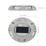 LED Solar Powered Embedded Ground Lamp IP68 Waterproof Outdoor Garden Lawn Lamp