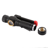 W550 10W 800LM USB Charging T6 + COB IPX6 Waterproof Strong LED Flashlight Work Lamp with 5-Modes