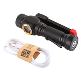 W550 10W 800LM USB Charging T6 + COB IPX6 Waterproof Strong LED Flashlight Work Lamp with 5-Modes