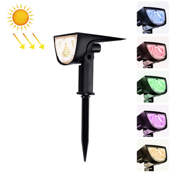 Solar Projection Light Outdoor IP65 Waterproof LED Landscape Garden Ground Plug Light Decorative Lawn Lamp