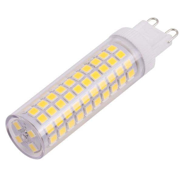 G9 124 LEDs SMD 2835 2800-3200K LED Corn Light, No Flicker, AC 85-265V, AC 85-265V