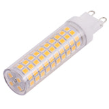 G9 124 LEDs SMD 2835 2800-3200K LED Corn Light, No Flicker, AC 85-265V, AC 85-265V