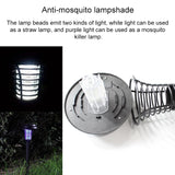 LED Solar Powered Mosquito Pest Killer Farm Lawn Light Landscape Lamp IP44 Waterproof