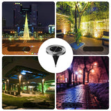 SMD 5050 Under Ground Lamp Outdoor Path Way Garden Decking LED Light, 4 LEDs White Light, 4 LEDs Warm White Light