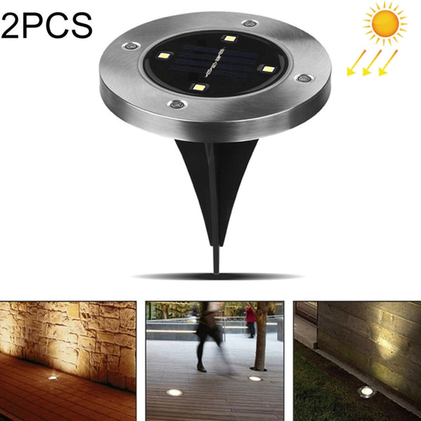 SMD 5050 Under Ground Lamp Outdoor Path Way Garden Decking LED Light, 4 LEDs White Light, 4 LEDs Warm White Light