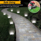 SMD 5050 Under Ground Lamp Outdoor Path Way Garden Decking LED Light, 8 LEDs White Light, 8 LEDs Warm White Light