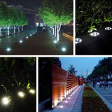 SMD 5050 Under Ground Lamp Outdoor Path Way Garden Decking LED Light, 8 LEDs White Light, 8 LEDs Warm White Light