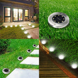 SMD 5050 Under Ground Lamp Outdoor Path Way Garden Decking LED Light, 8 LEDs White Light, 8 LEDs Warm White Light