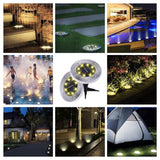 SMD 5050 Under Ground Lamp Outdoor Path Way Garden Decking LED Light, 8 LEDs White Light, 8 LEDs Warm White Light