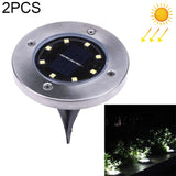 SMD 5050 Under Ground Lamp Outdoor Path Way Garden Decking LED Light, 8 LEDs White Light, 8 LEDs Warm White Light