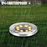 SMD 5050 Under Ground Lamp Outdoor Path Way Garden Decking LED Light, 8 LEDs White Light, 8 LEDs Warm White Light