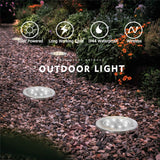 SMD 5050 Under Ground Lamp Outdoor Path Way Garden Decking LED Light, 8 LEDs White Light, 8 LEDs Warm White Light