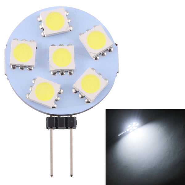 G4 6 LEDs SMD 5050 72LM 2800-3200K Stepless Dimming Energy Saving Light Pin Base Lamp Bulb, DC 12V, G4 6LEDs SMD 5050  72LM, G4 6 LEDs SMD 5050 72LM