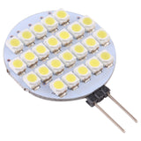 G4 24 LEDs SMD 3528 168LM 2800-3200K Stepless Dimming Energy Saving Light Pin Base Lamp Bulb, DC 12V, G4 24 LEDs SMD 3528 168LM