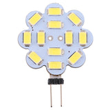 G4 12 LEDs SMD 5730 240LM 2800-3200K Plum Flower Shape Stepless Dimming Energy Saving Light Pin Base Lamp Bulb, DC 12V, G4 12LEDs SMD 5730 240LM, G4 12 LEDs SMD 5730 240LM