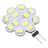 G4 12 LEDs SMD 5730 240LM 2800-3200K Plum Flower Shape Stepless Dimming Energy Saving Light Pin Base Lamp Bulb, DC 12V, G4 12LEDs SMD 5730 240LM, G4 12 LEDs SMD 5730 240LM