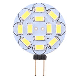 G4 12 LEDs SMD 5730 360LM 2800-3200K Round Shape Stepless Dimming Energy Saving Light Pin Base Lamp Bulb, DC 12V, G4 12LEDs SMD 5730 360LM, G4 12 LEDs SMD 5730 360LM