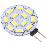 G4 12 LEDs SMD 5730 360LM 2800-3200K Round Shape Stepless Dimming Energy Saving Light Pin Base Lamp Bulb, DC 12V, G4 12LEDs SMD 5730 360LM, G4 12 LEDs SMD 5730 360LM