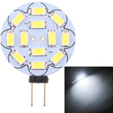 G4 12 LEDs SMD 5730 360LM 2800-3200K Round Shape Stepless Dimming Energy Saving Light Pin Base Lamp Bulb, DC 12V, G4 12LEDs SMD 5730 360LM, G4 12 LEDs SMD 5730 360LM