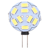 G4 9 LEDs SMD 5730 180LM 2800-3200K Stepless Dimming Energy Saving Light Pin Base Lamp Bulb, DC 12V, G4 9 LEDs SMD 5730 180LM