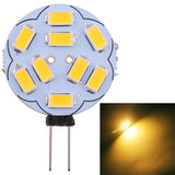 G4 9 LEDs SMD 5730 180LM 2800-3200K Stepless Dimming Energy Saving Light Pin Base Lamp Bulb, DC 12V, G4 9 LEDs SMD 5730 180LM