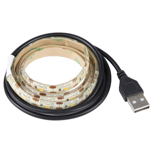 USB 2835 SMD LED Warm Light Waterproof Epoxy Rope Light, DC 5V, Length: 50cm, USB 2835 SMD LED 50cm