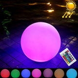 Floating Garden Changing Colorful LED Light with 0.7W Monocrystalline Silicon Solar Panel & Remote Control