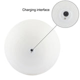 USB Charging 2-Color Changing Energy-saving LED Night Light with Wooden Holder Base, Touch Control 2-Color(10cm)