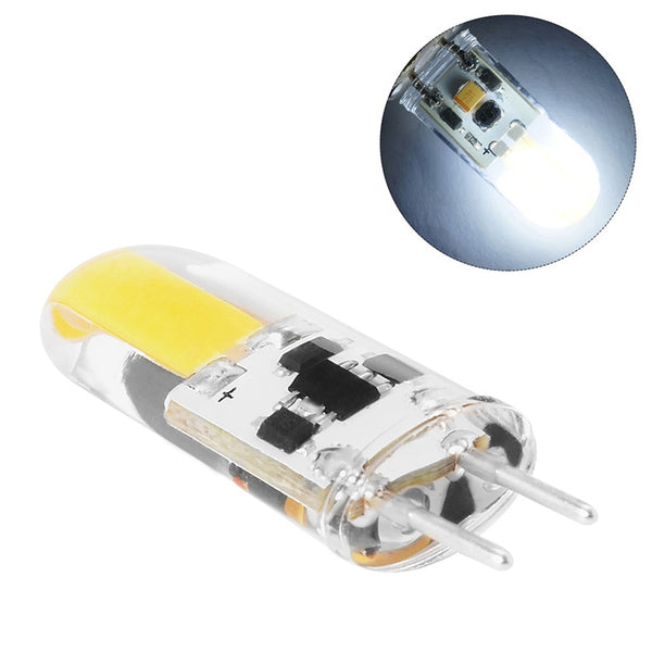 GY6.35 2W 110-140LM LED 1505 COB Corn Light Bulb, AC/DC 12V, 1505 COB