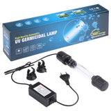 UV-007 7W Ultraviolet Germicidal Lamp Disinfection Light for Aquarium, EU Plug, 7W