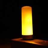 USB LED Flame Lamp Flameless Candles Night Light, USB LED Flame Lamp