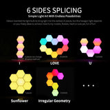 3 PCS / Set LifeSmart Creative Geometry Assembly Quantum Light with Base, Smart APP Control / Voice Control, 3 PCS