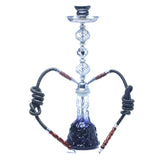 XMH-01 Double Tube Hookah Glass Pot