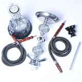 XMH-01 Double Tube Hookah Glass Pot