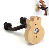 Deep Wood Grain Guitar Ukulele Wood Wall Hook, MI0013A, MI0013B