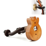 Deep Wood Grain Guitar Ukulele Wood Wall Hook, MI0013A, MI0013B