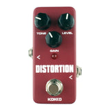 KOKKO FDS2 Mini Electric Guitar Monoblock Distortion Effects Pedal, FDS2