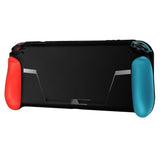 TPU Shell Handle Grip with Game Card Slot Anti-Shock Cover Silicone Case for Nintendo Switch, TPU Shell