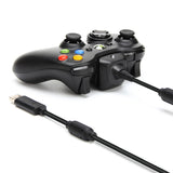 XBOX360 1.5m Wireless Controller Charging Cable with Magnetic for XBOX360, For XBOX360(Black) Length : 1.5m