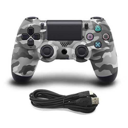 Wired Game Controller for Sony PS4, Grey Camouflage