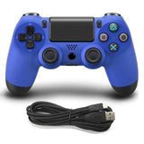 Wired Game Controller for Sony PS4, Blue, Red, White, Gold, Silver, Black