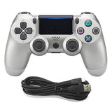 Wired Game Controller for Sony PS4, Blue, Red, White, Gold, Silver, Black