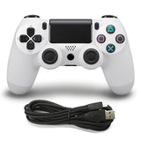 Wired Game Controller for Sony PS4, Blue, Red, White, Gold, Silver, Black